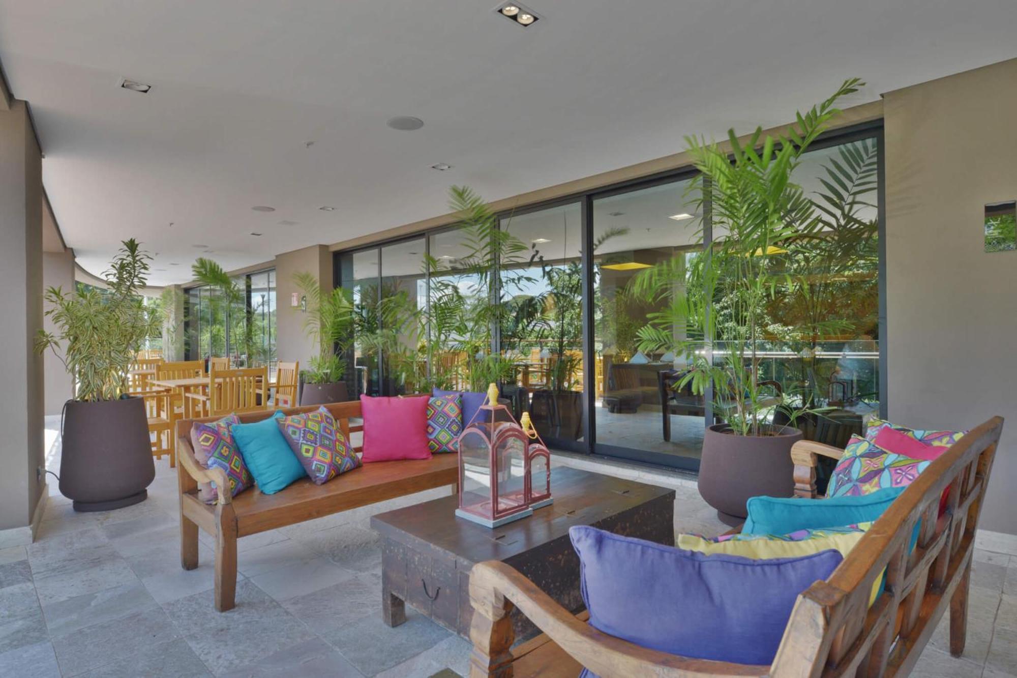 Deville Prime Campo Grande Campo Grande  Luaran gambar The interior of the hotel